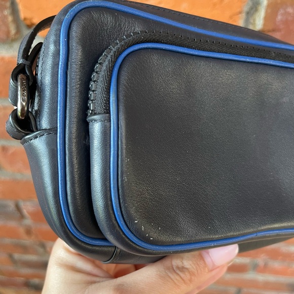 Coach Mini Edge Double Pouch Crossbody with Coach Pouch - Picture 2 of 8